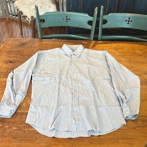 Hugo Boss Light Blue Casual Button Down Shirt
